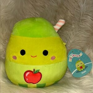 Squishmallow Jean the Apple Juice Box NWT